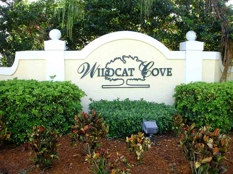 Wildcat Cove Signage